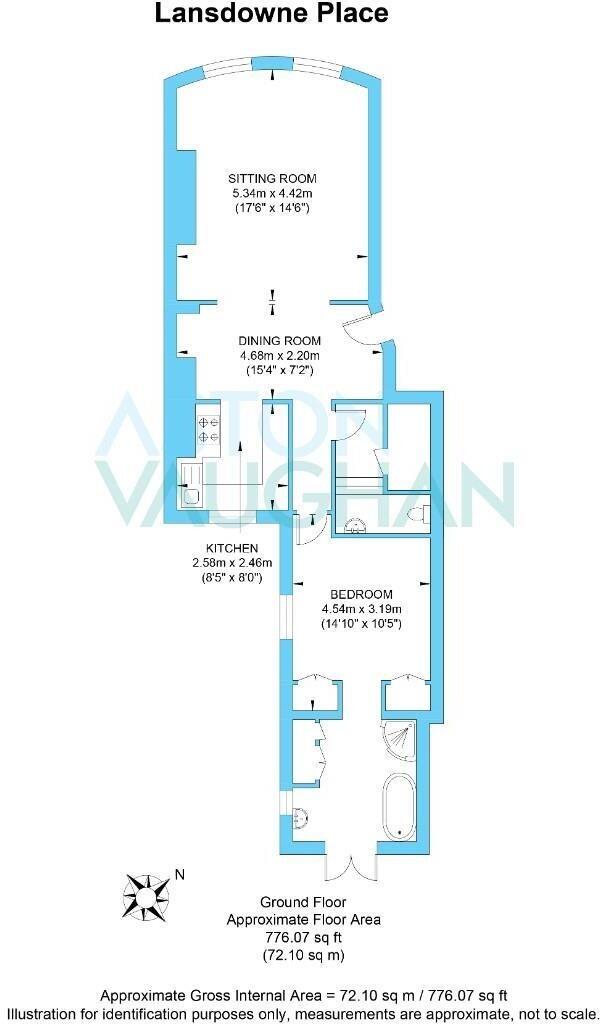 Lansdowne Place, Hove floorplan