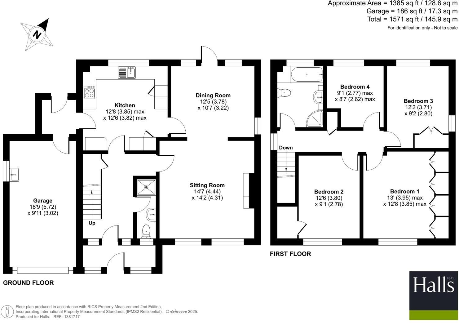 2 Ash Meadow, Westbury, Shrewsbury, SY5 9QJ floorplan