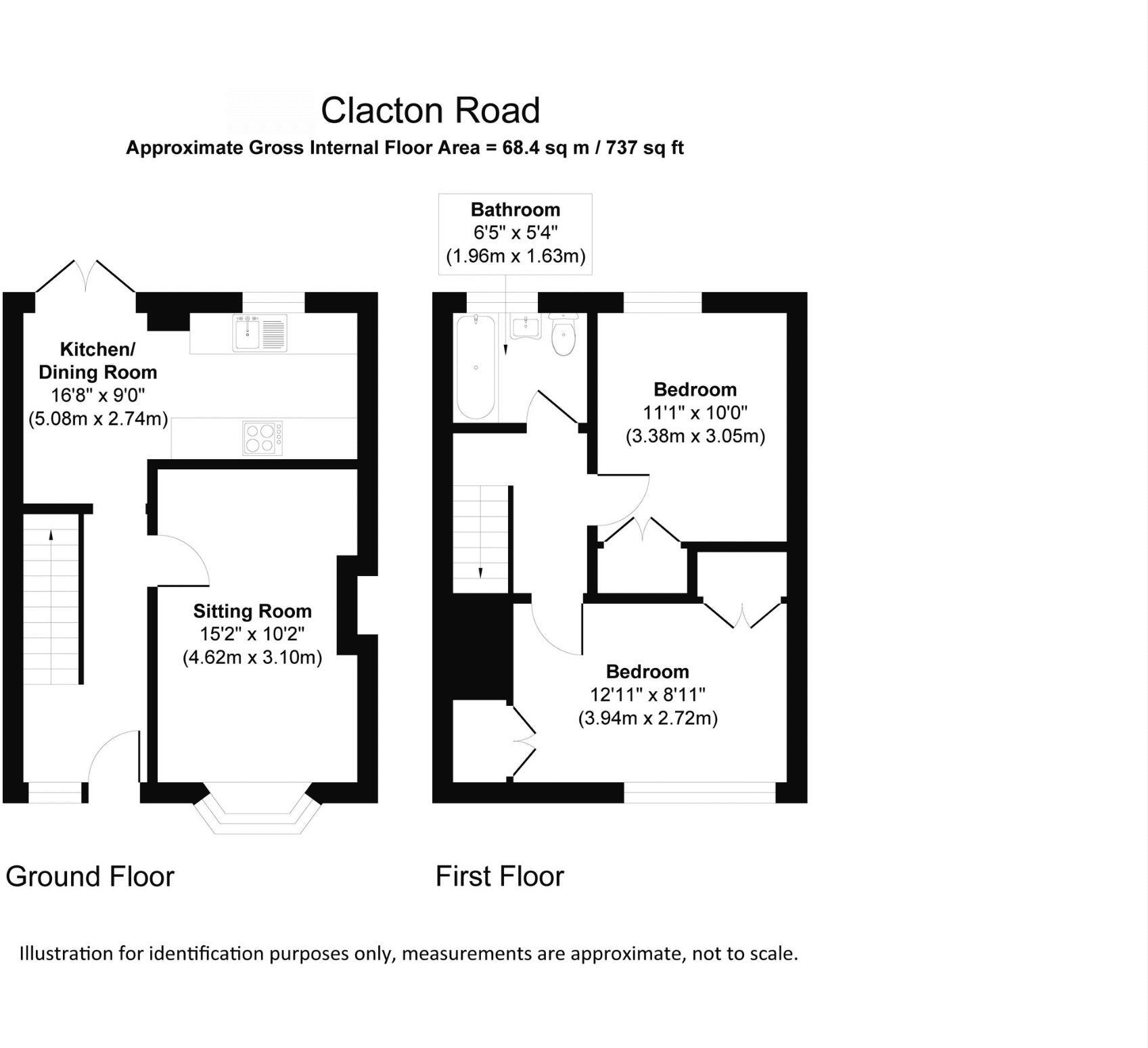 Clacton Road, Portsmouth floorplan