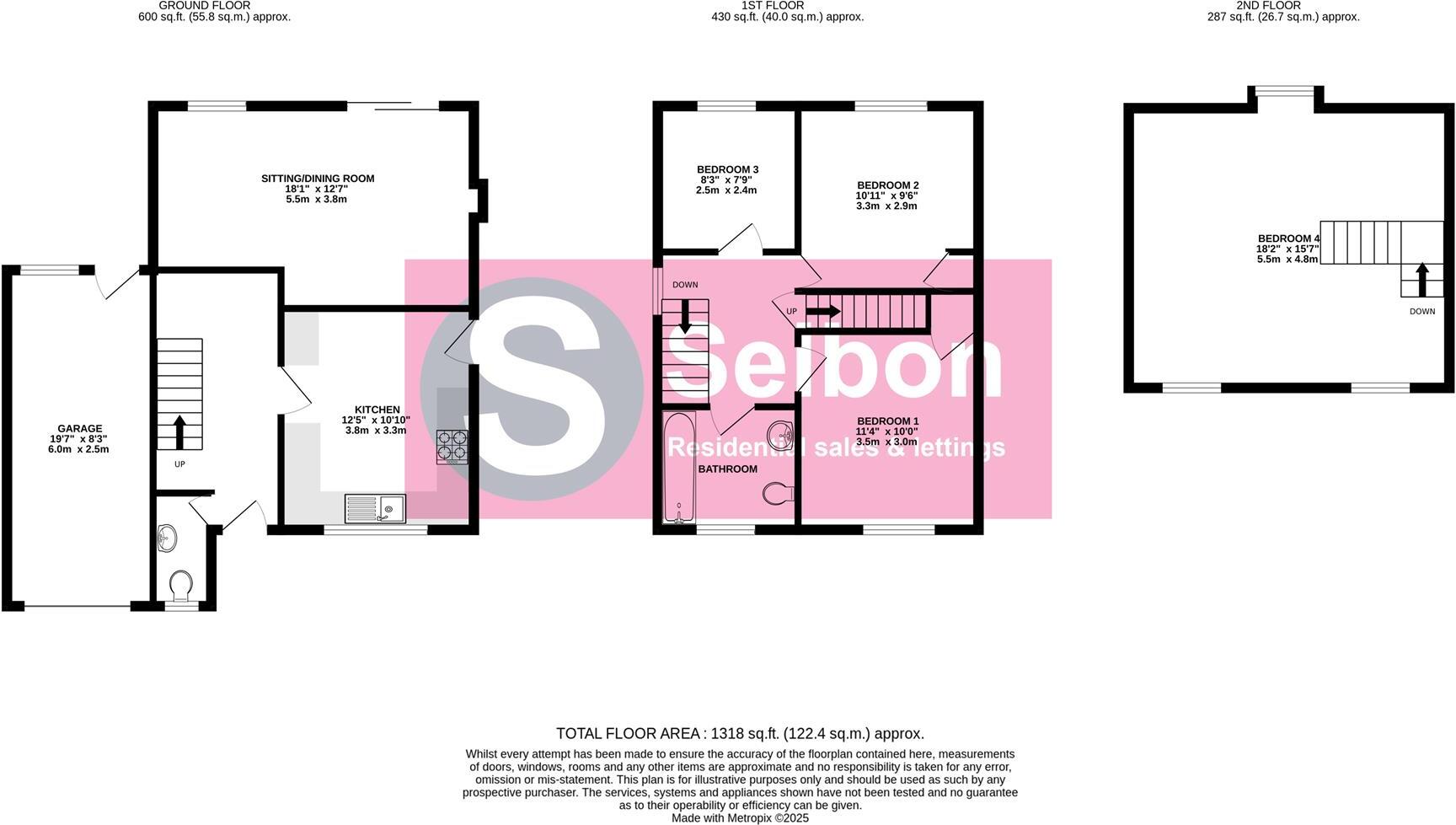 St. Davids Close, Odiham floorplan