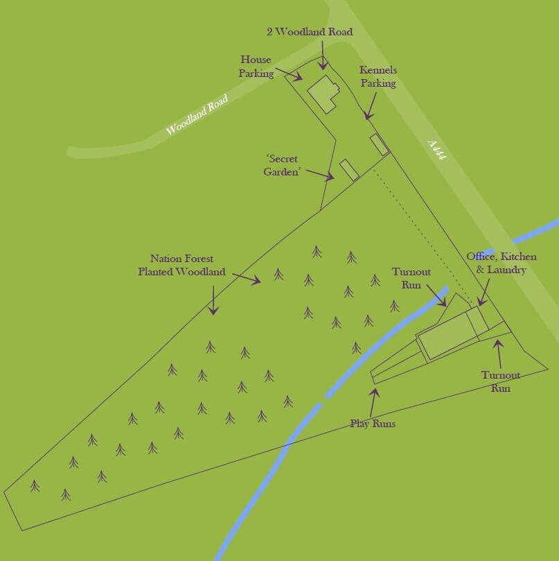 Daisy Brook Boarding Kennels, Woodland Road, Stanton, DE15 floorplan