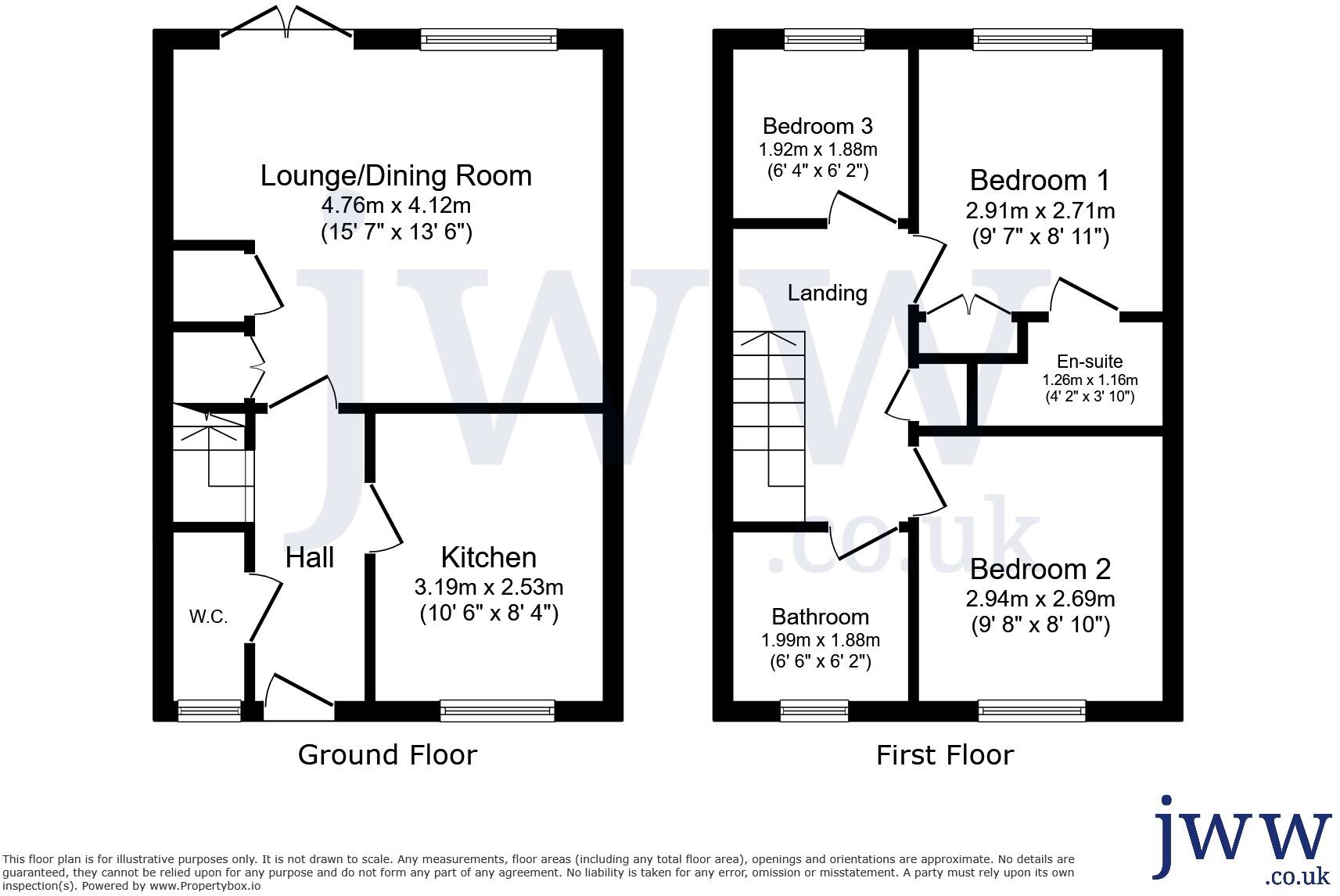 Hilltop View, Langley Park, Durham, DH7 floorplan
