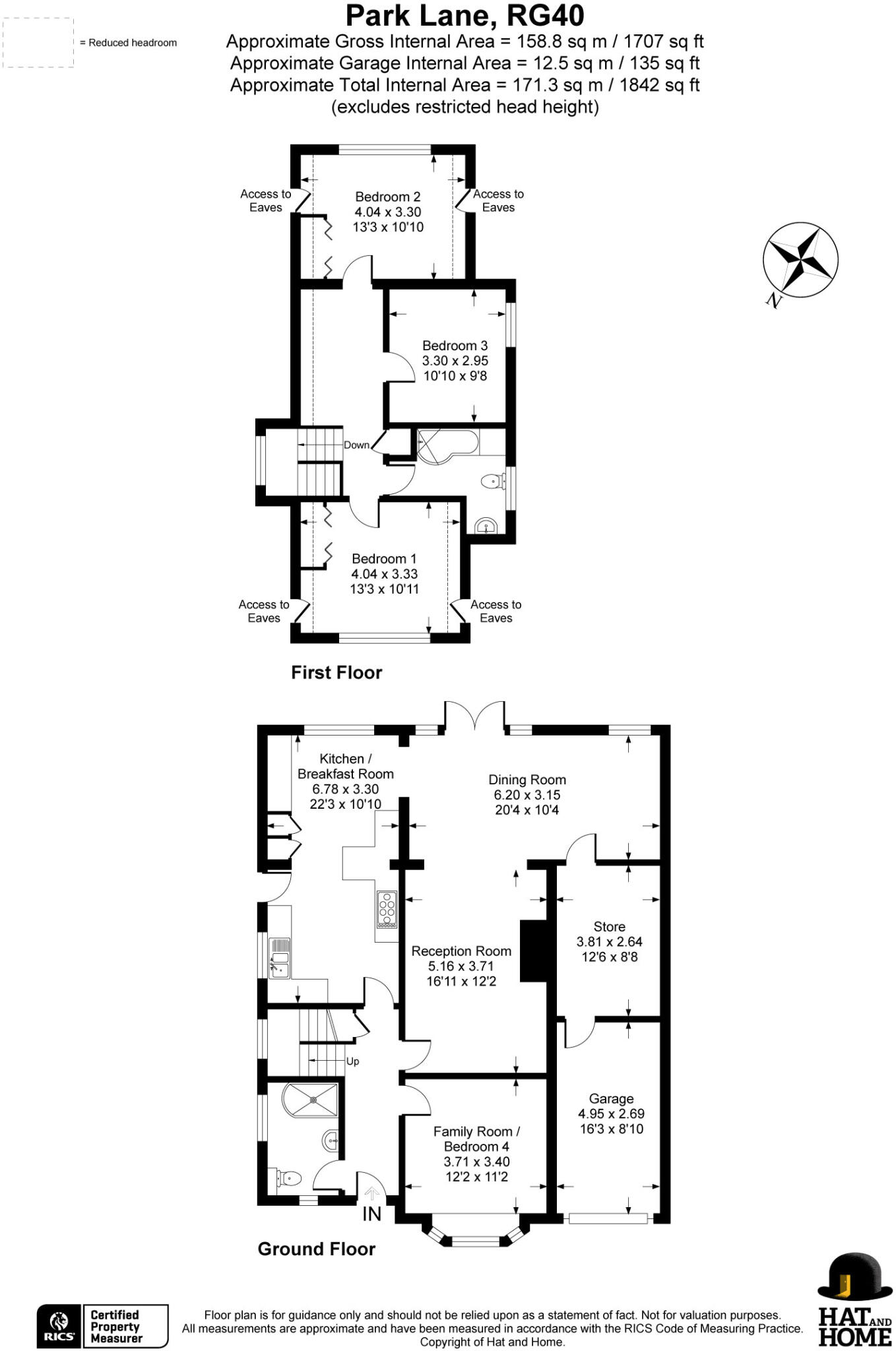 Park Lane, Finchampstead, Wokingham, Berkshire, RG40 floorplan