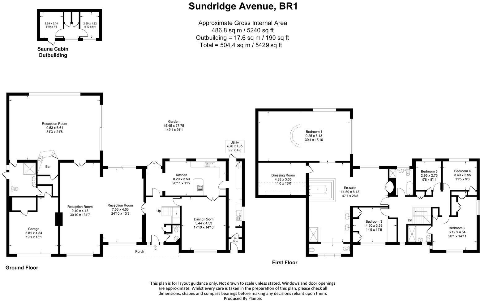Listing floorplan