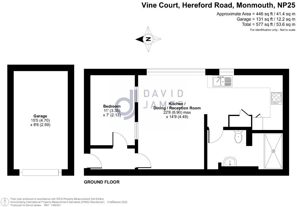 Hereford Road, Monmouth, Monmouthshire, NP25 floorplan
