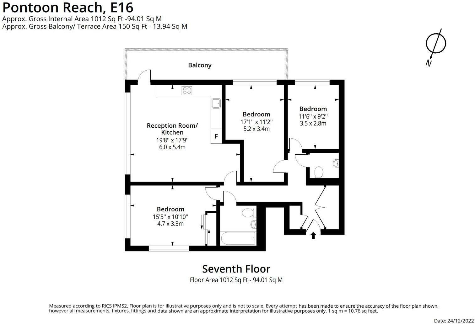 Thames Road, London E16 floorplan