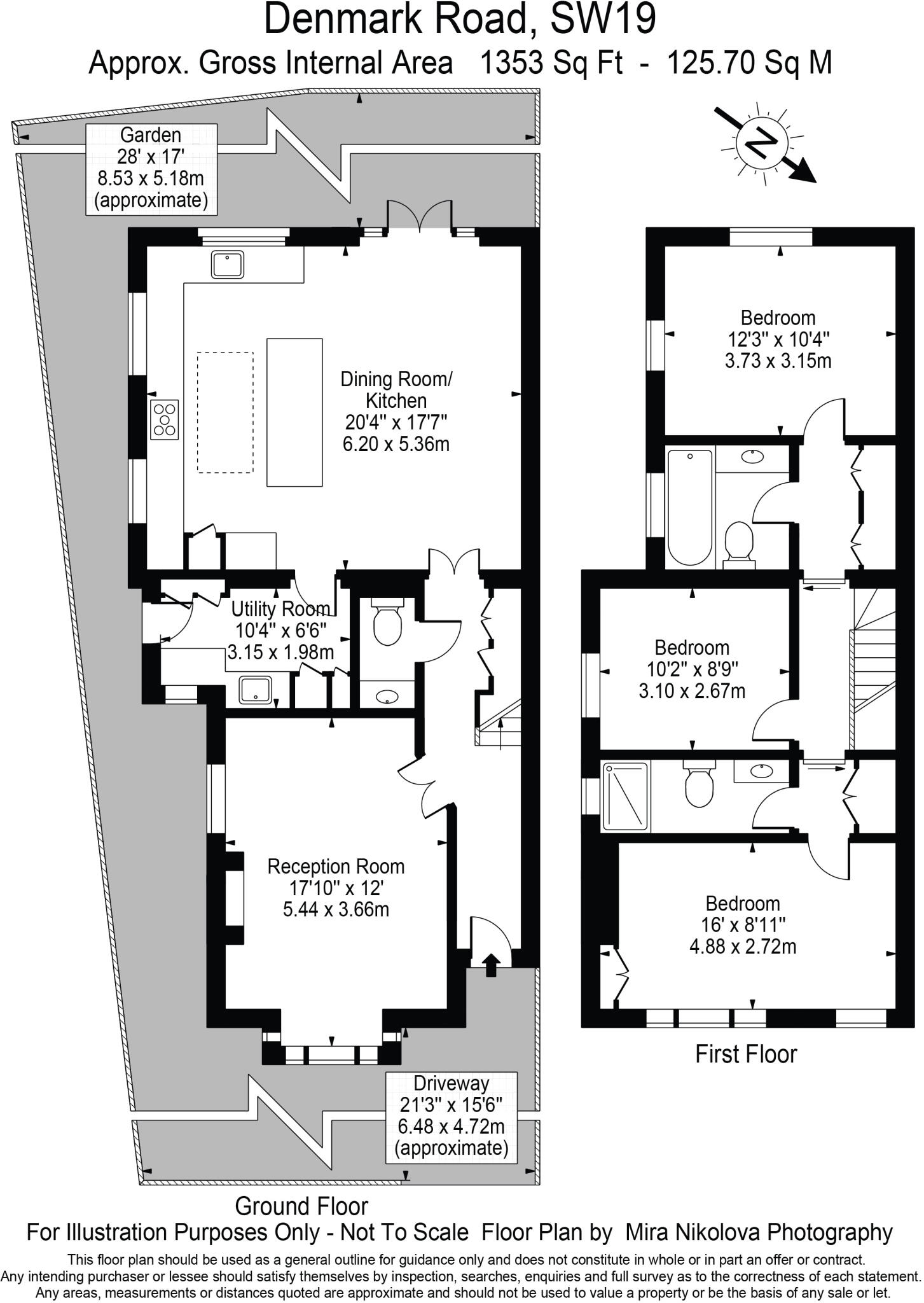 Denmark Road, Wimbledon, SW19 floorplan