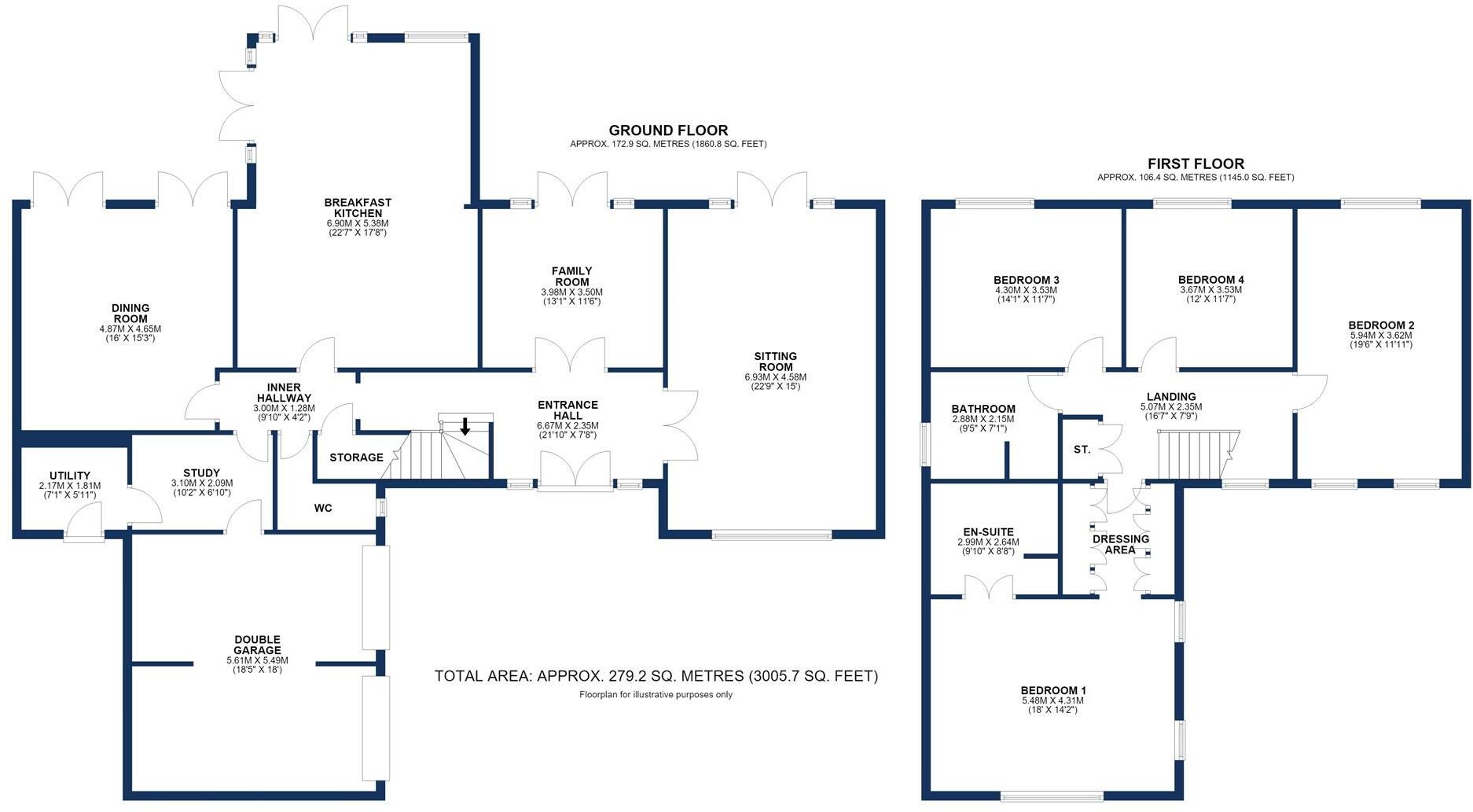 The Coppice, Hale Barns floorplan