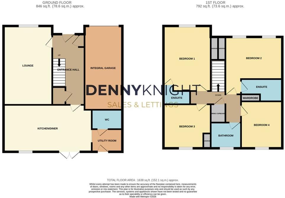 Eleanor Drive, Wellingborough, NN8 floorplan