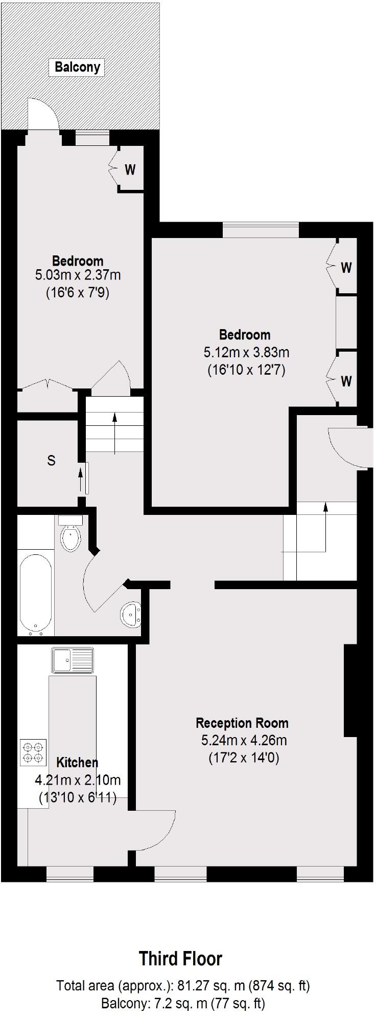 Westbourne Terrace, Westbourne Terrace floorplan