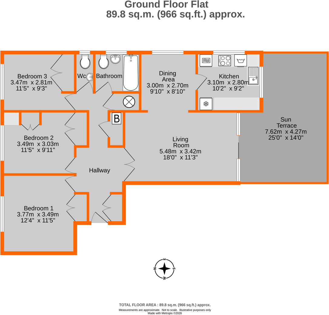 Park Road, Beckenham, BR3 floorplan