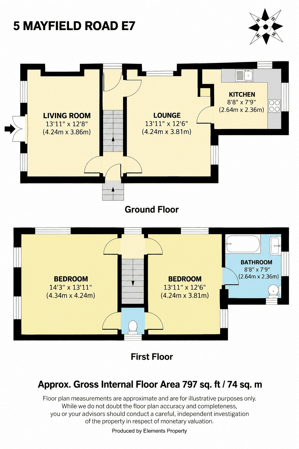Mayfield Road, Walthamstow, E17 floorplan