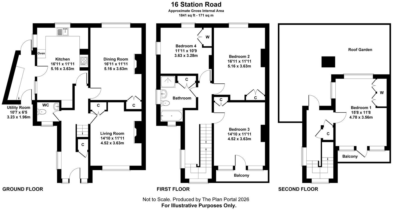 Station Road, Okehampton, EX20 1DZ floorplan
