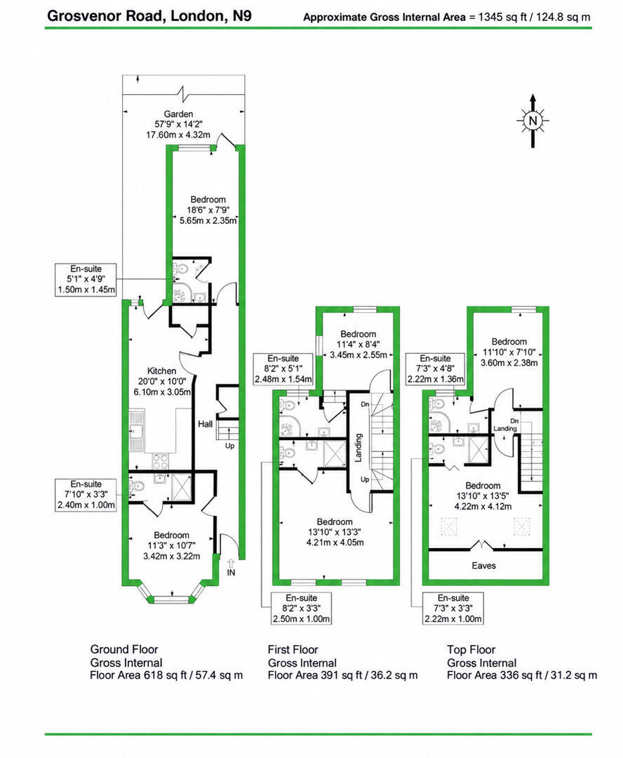 Grosvenor Road, London floorplan