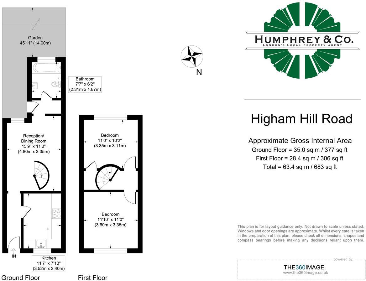 Higham Hill Road floorplan