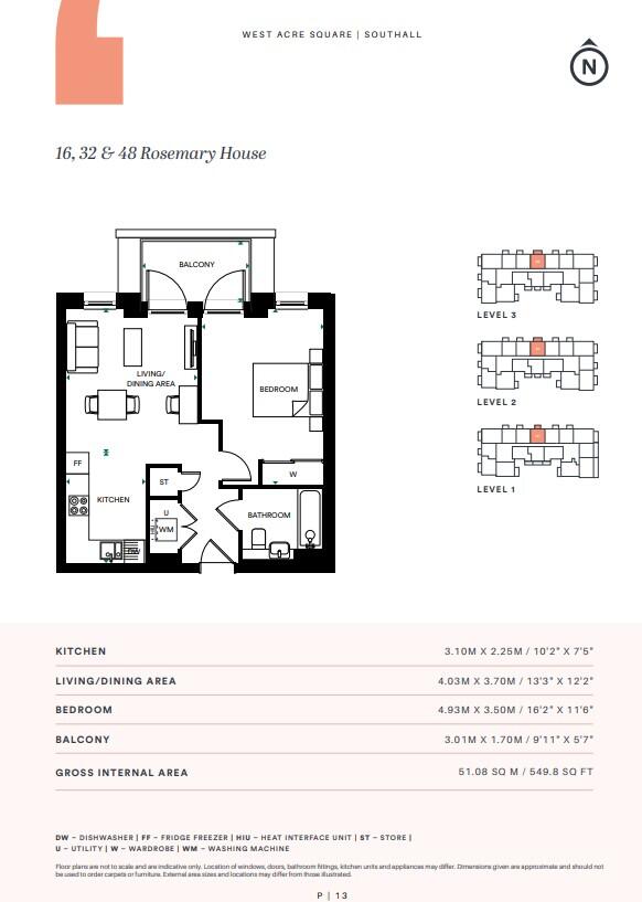 West Acre Square, Samara Drive, Southall, Ealing floorplan