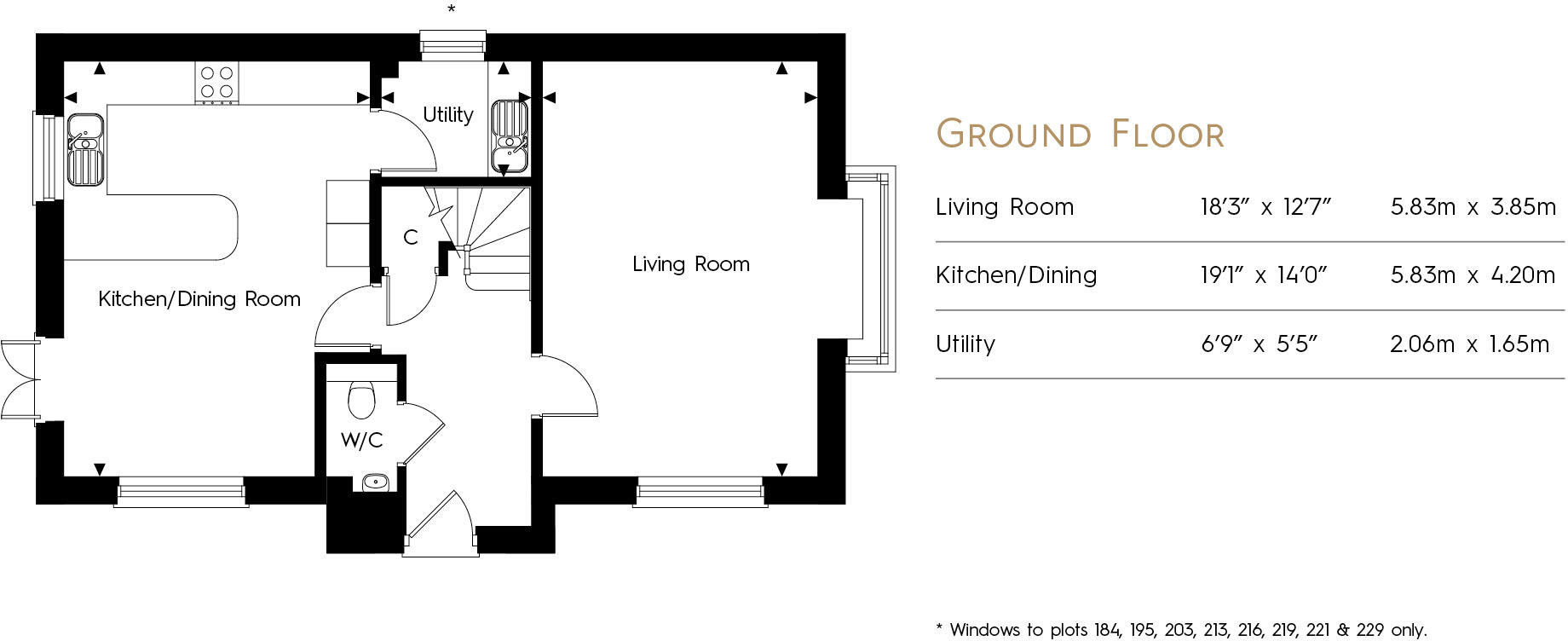 The Nightingales, Crowborough floorplan