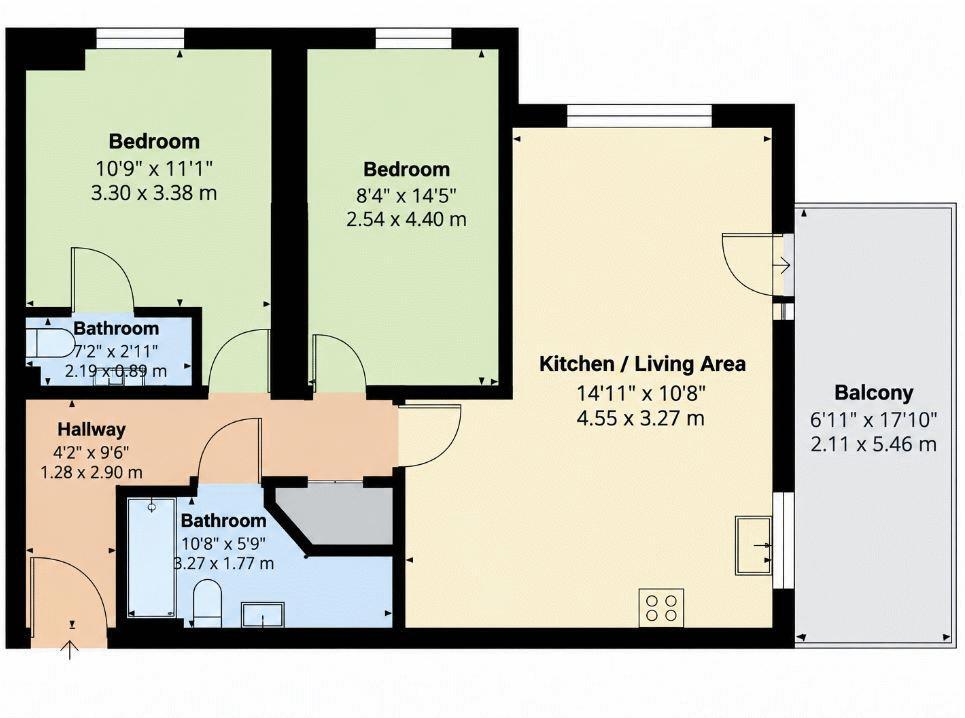 Forest View, London Road, Benfleet, Essex, SS7 floorplan
