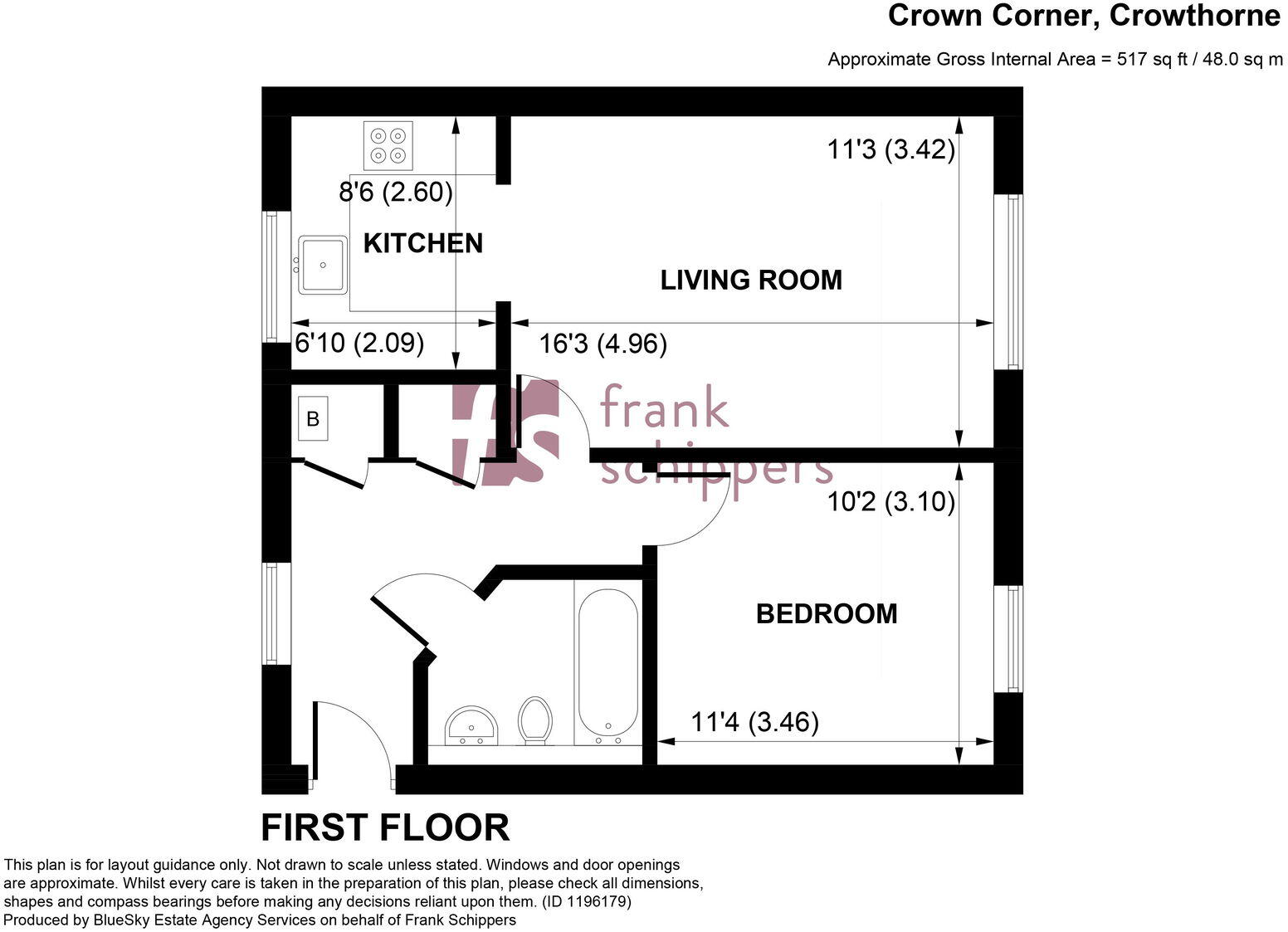 High Street, Crowthorne, Berkshire, RG45 7AD floorplan
