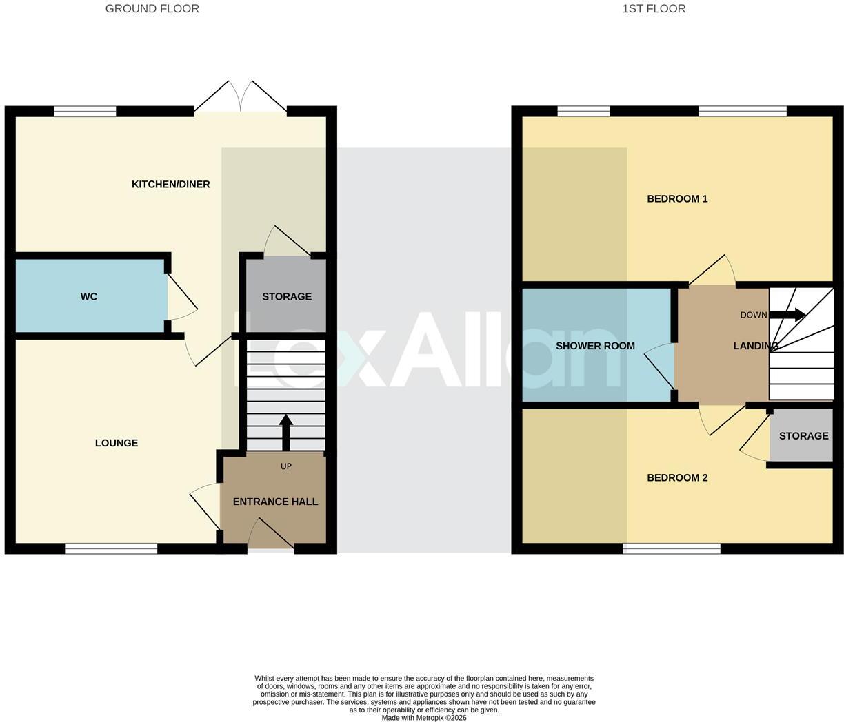 Scholars Walk, Stourbridge floorplan
