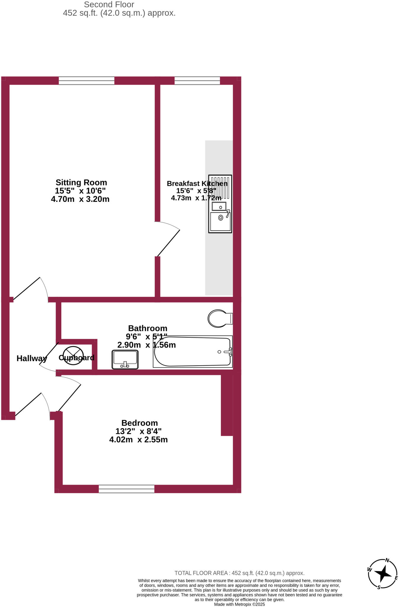 Castle Street, Ludlow, Shropshire floorplan