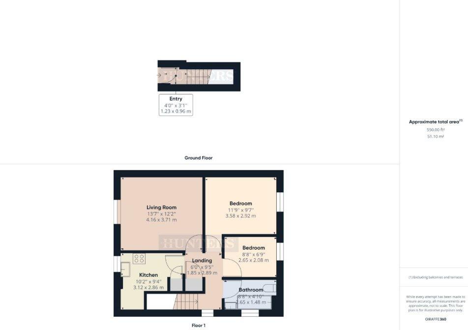 St  Christopher, Stoke-on-Trent,  floorplan