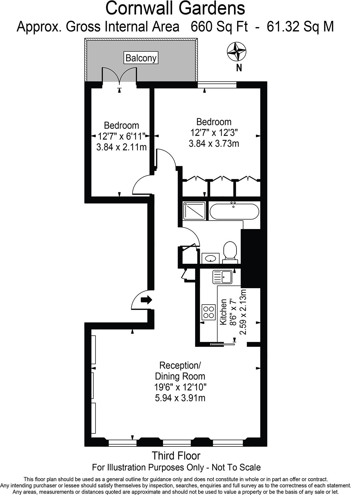 Cornwall Gardens, South Kensington, London, SW7 floorplan