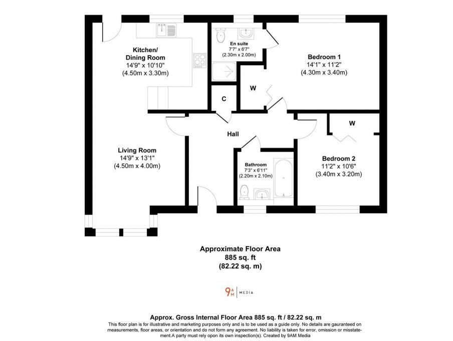 39 Sir Alan Smith Gardens, Kinross, KY13 8GR floorplan