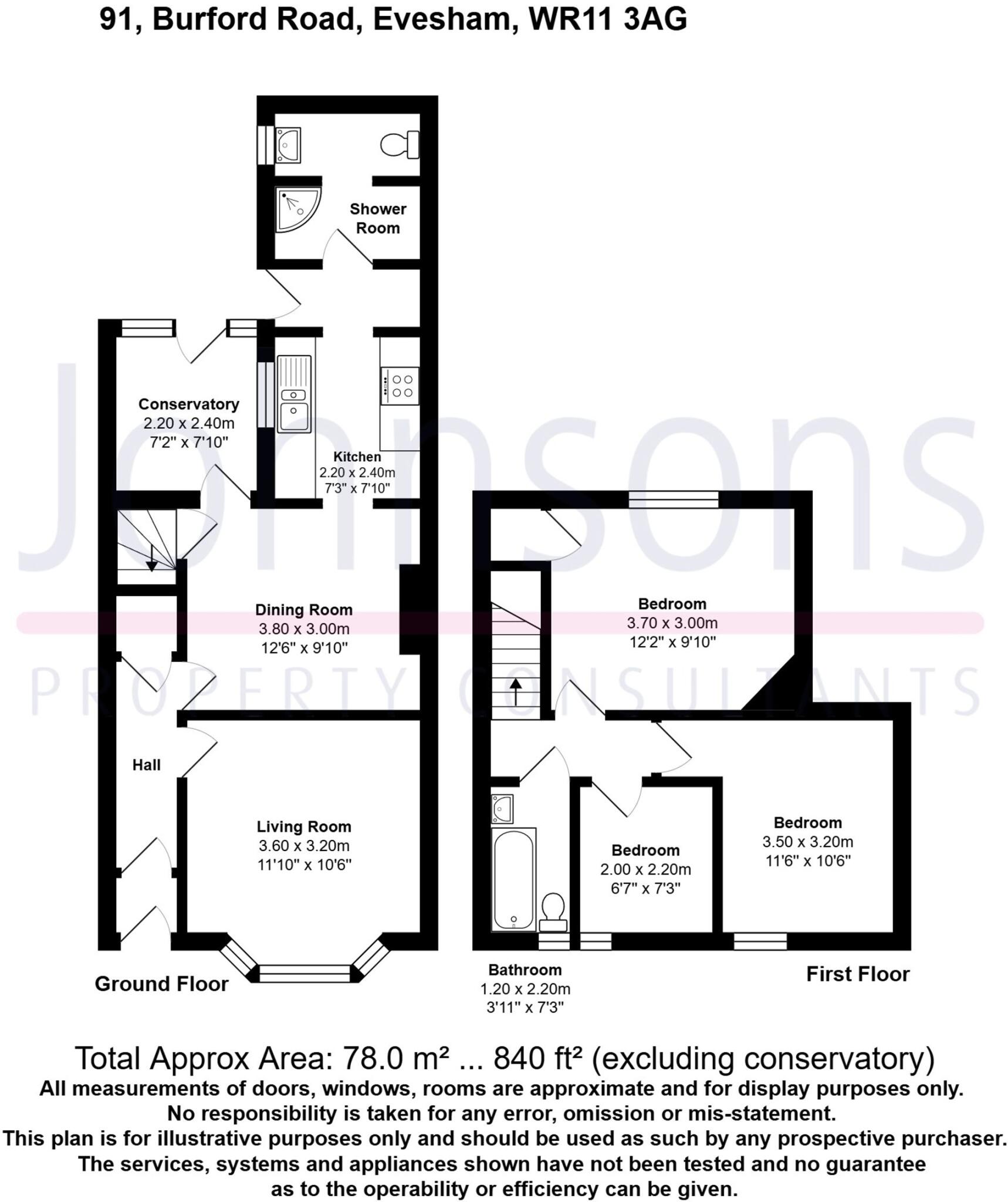 Burford Road, Evesham, WR11 floorplan