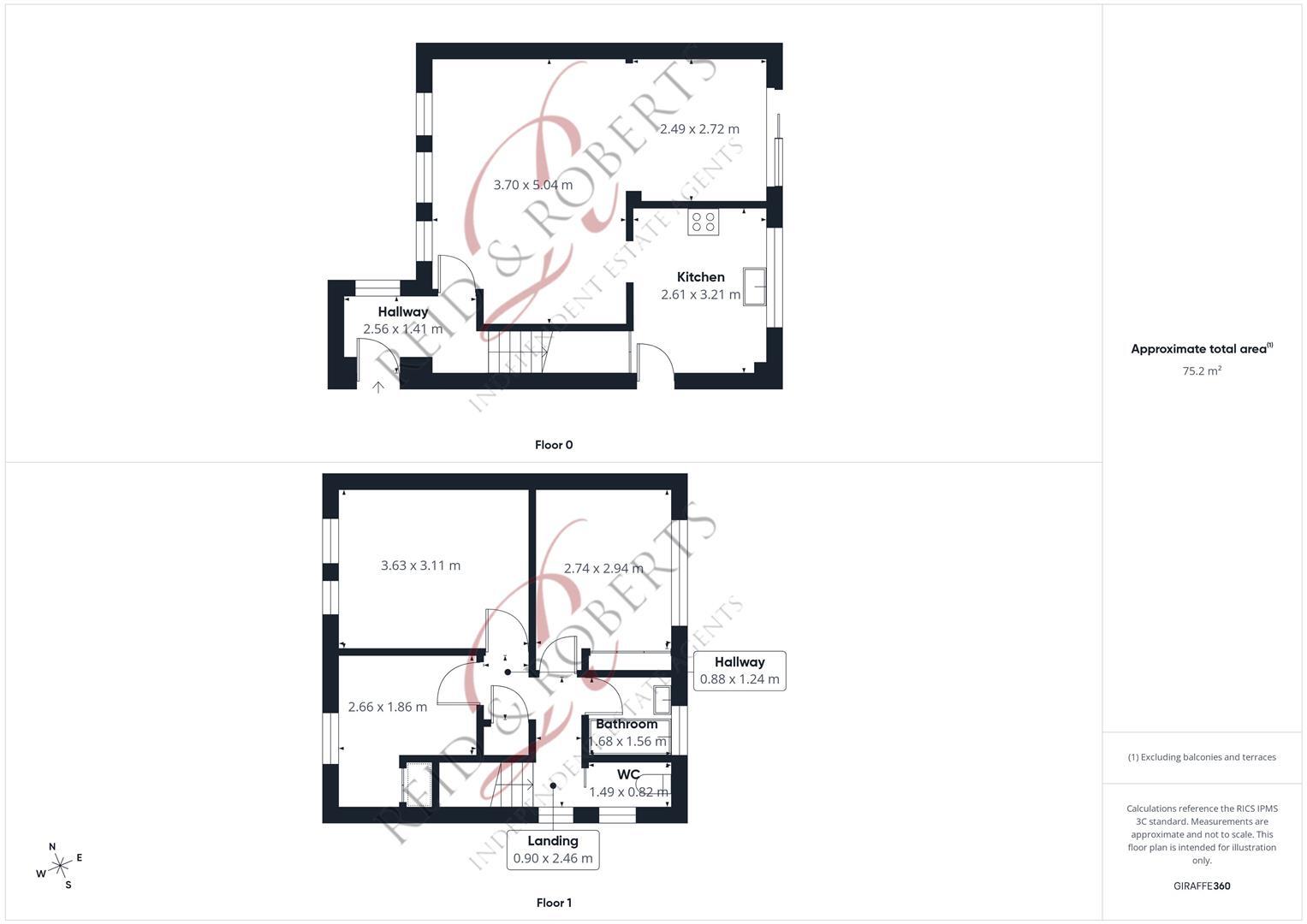 Clifton Close, Wrexham floorplan