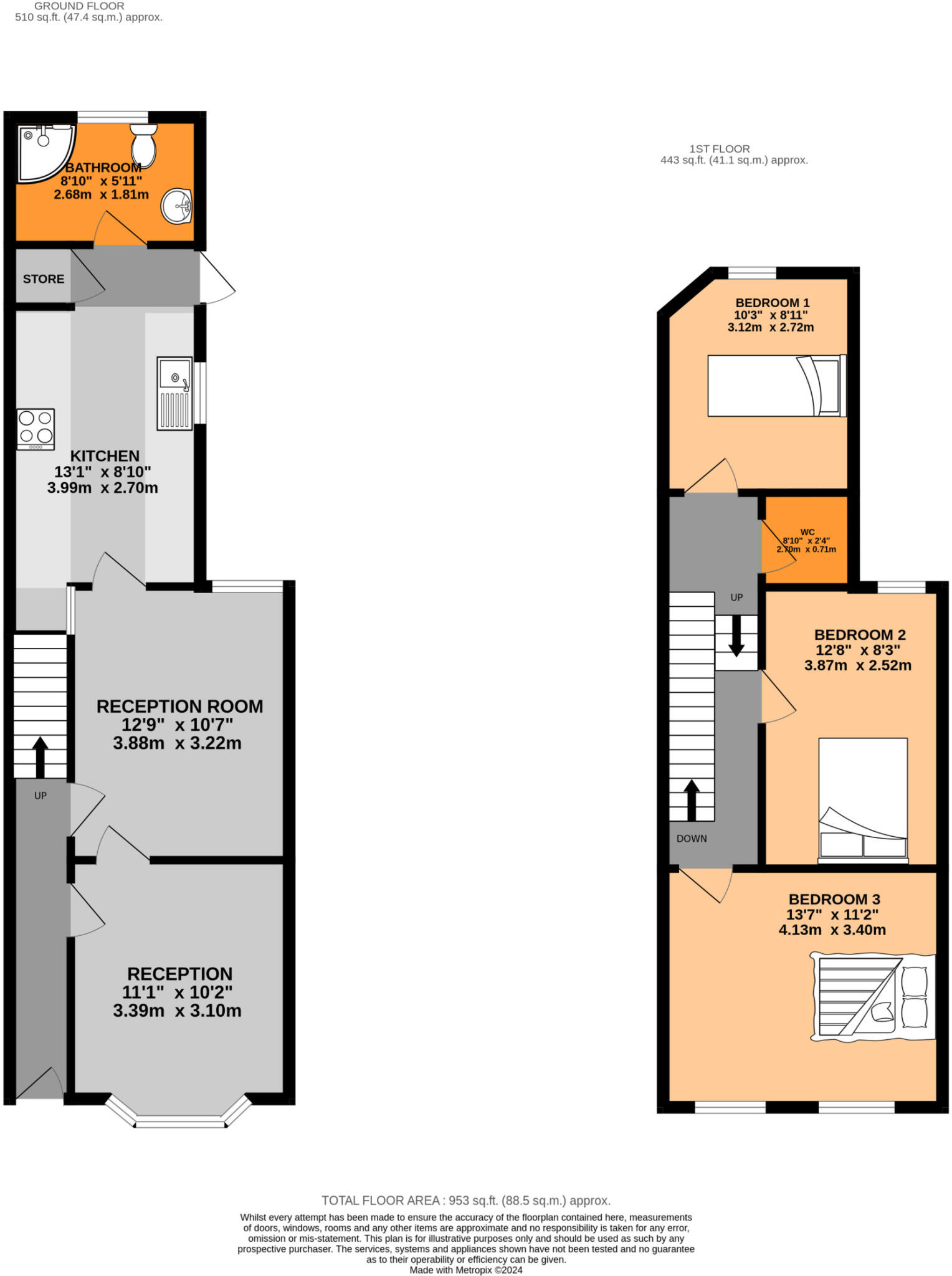 Queens Road, Southall, Greater London, UB2 floorplan