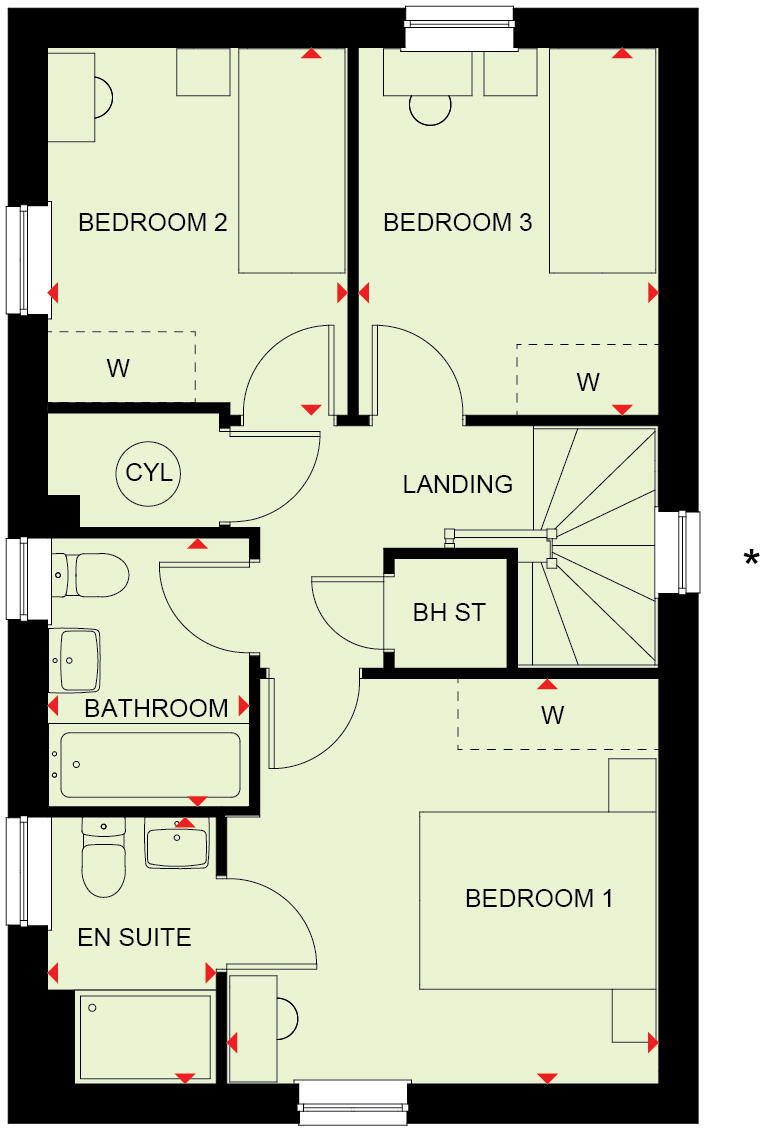 Ixworth Road, 
Thurston, 
Bury St Edmunds, Suffolk,
IP31 3QD floorplan