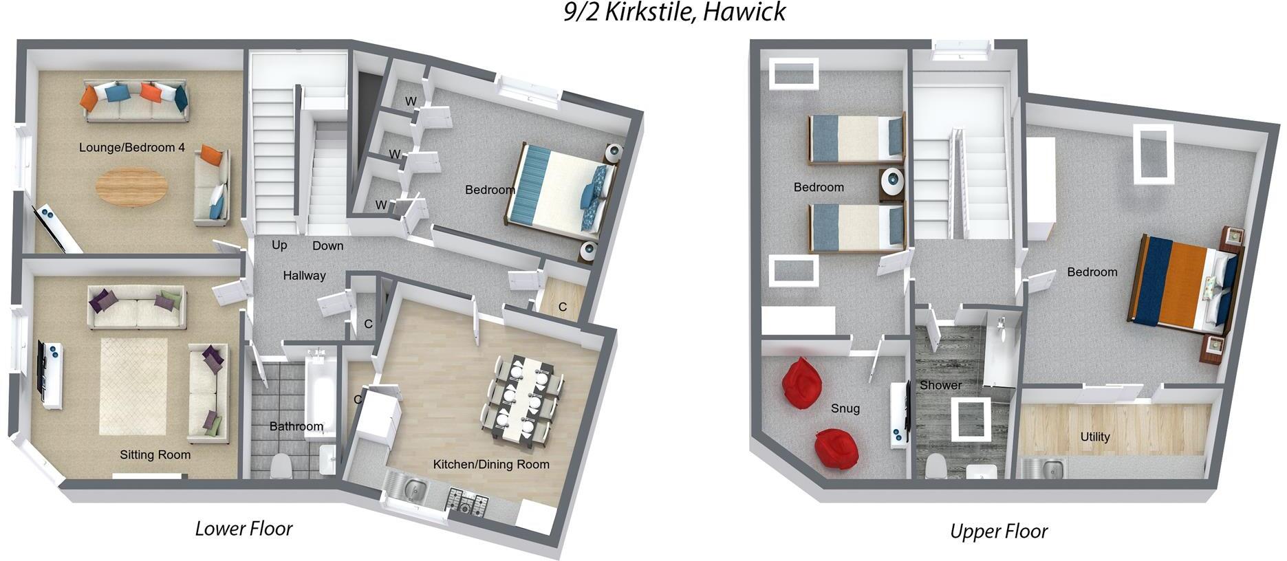 9/2, Kirkstile, Hawick floorplan