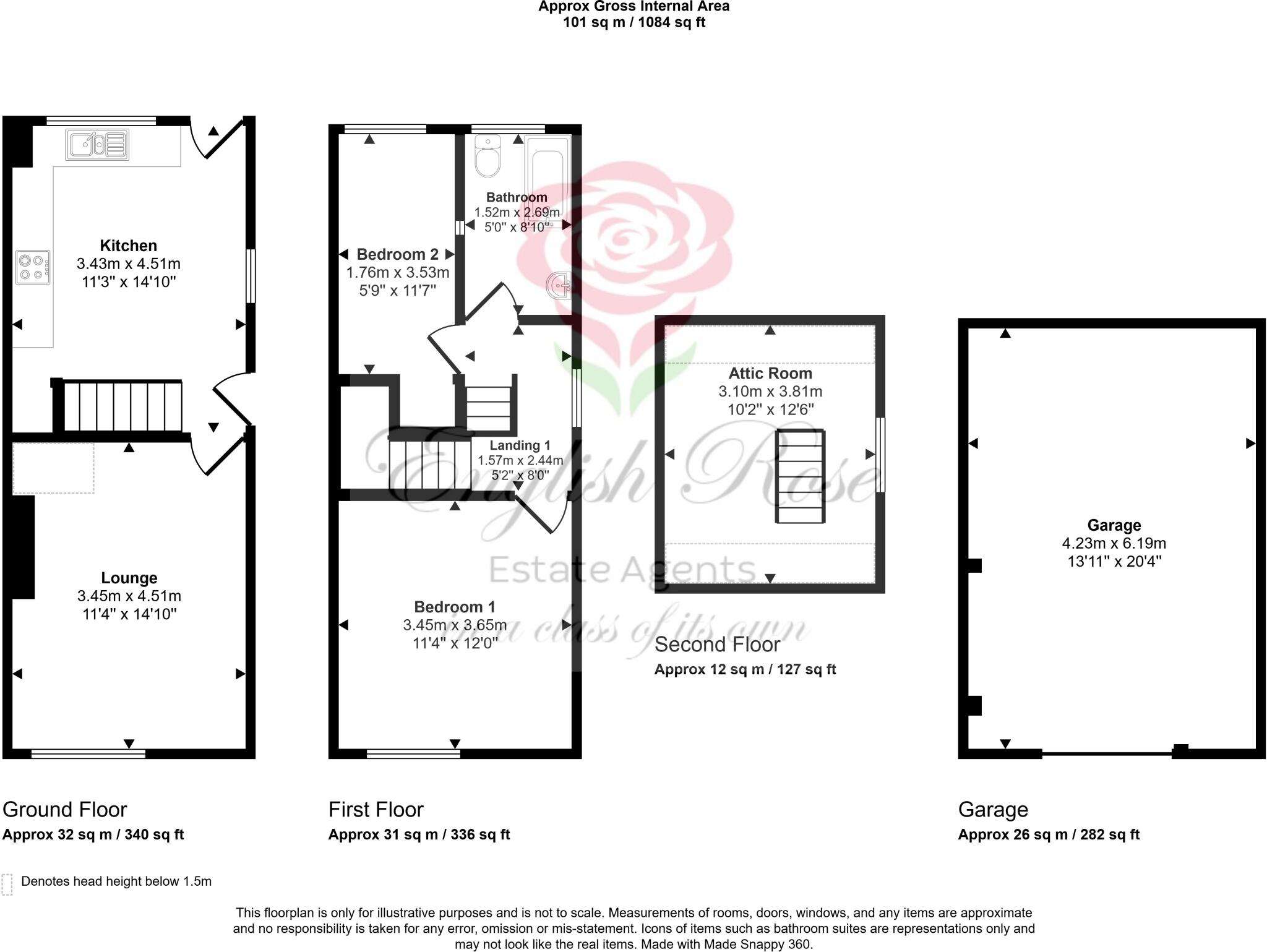 Sutton Road, Huthwaite, Sutton in Ashfield floorplan