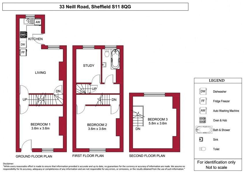 33 Neill Road, Ecclesall floorplan