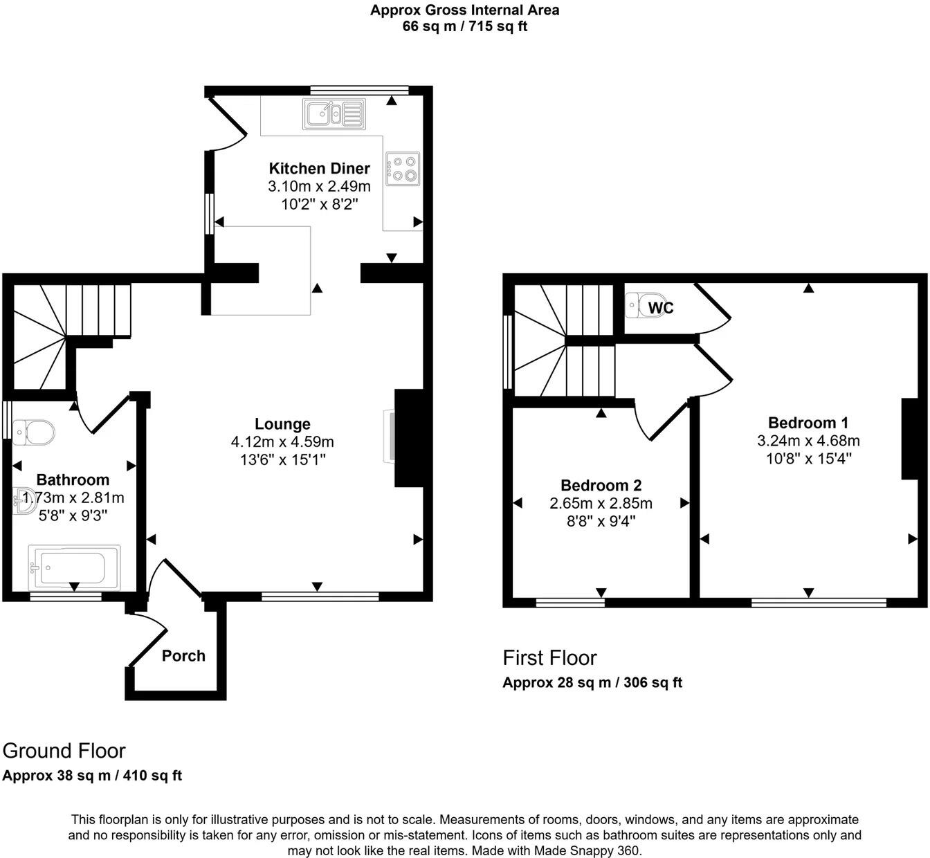 Ffordd Bryn Melyd, Prestatyn, Denbighshire, LL19 floorplan