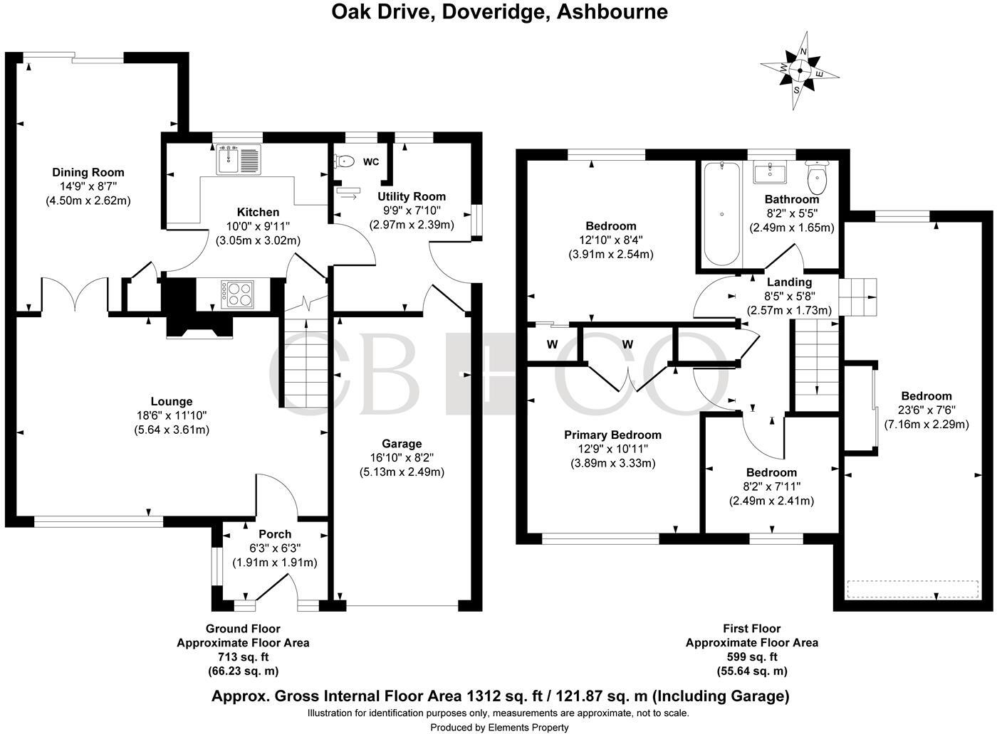 Oak Drive, Doveridge, Ashbourne floorplan