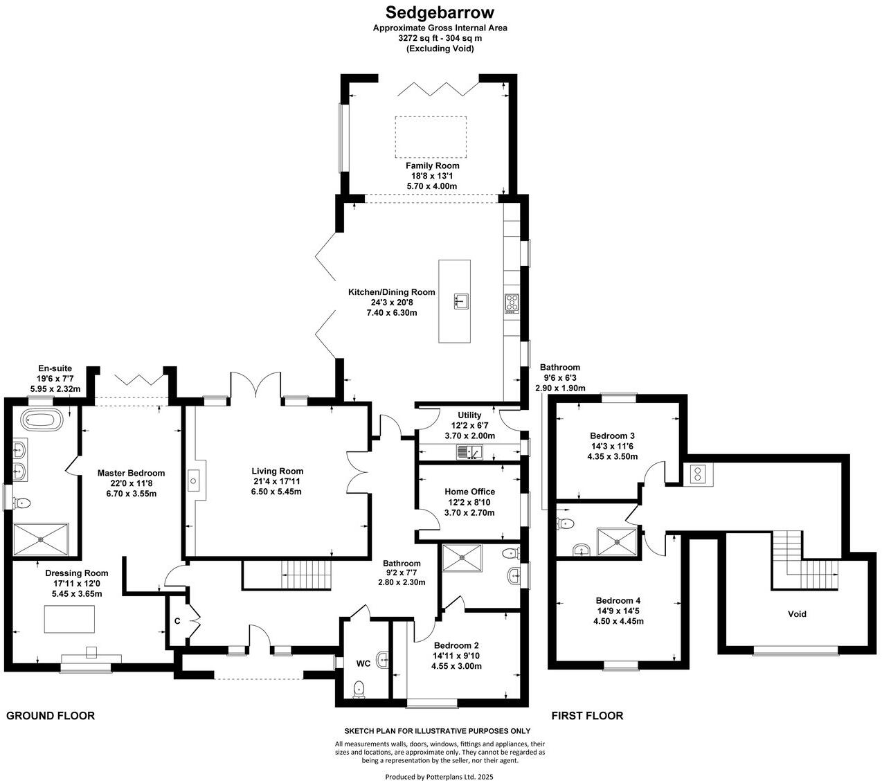 Sister Elms Drive , Sedgeberrow, Evesham, WR11 floorplan