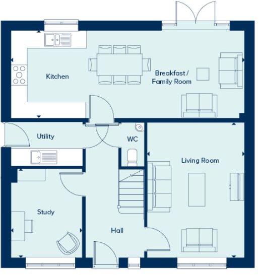 Branston, 
Staffordshire, 
DE13 9GS floorplan