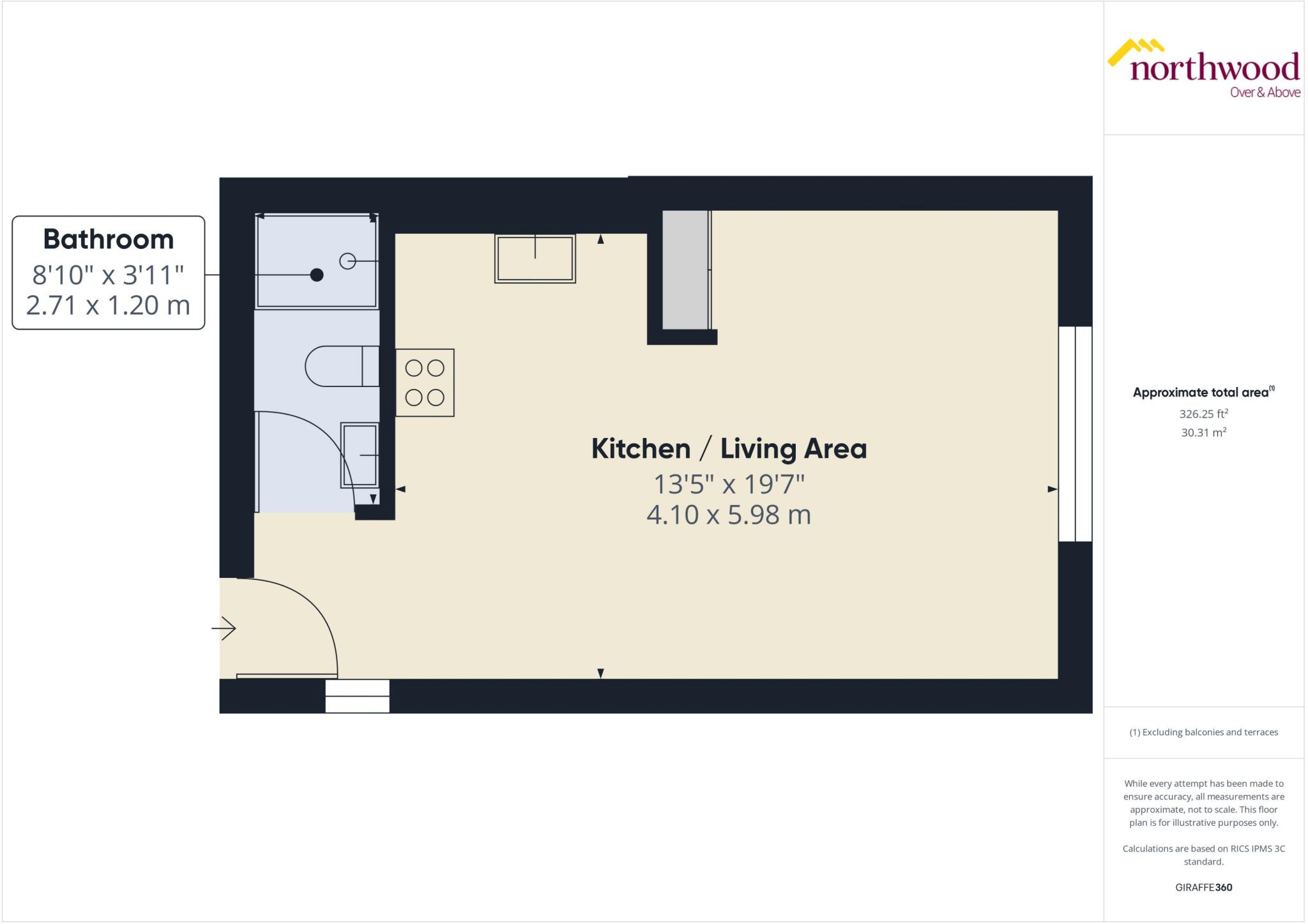 Flat 2, 19B Bridge Street Banbury floorplan