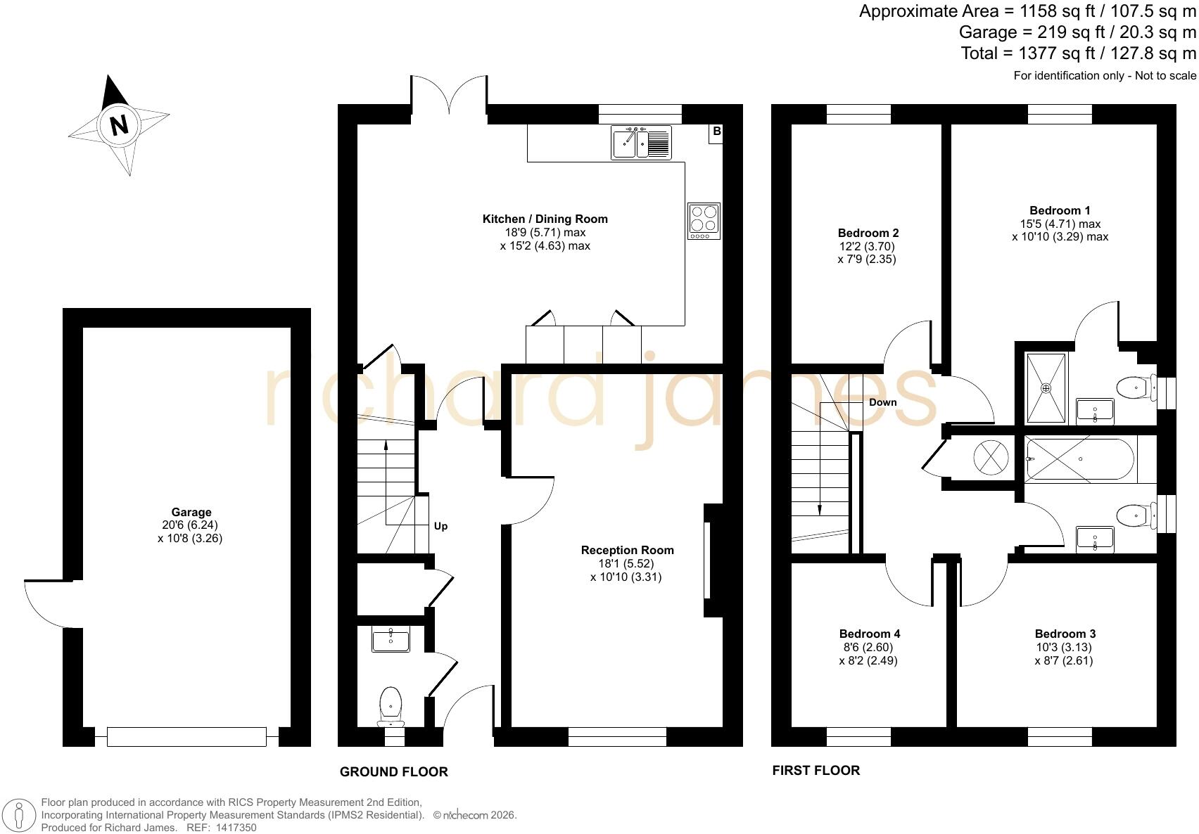 Collingwood Crescent, Swindon, SN2 floorplan