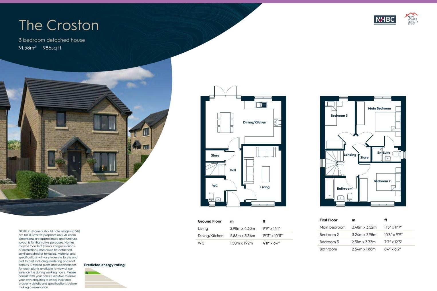 Hollinsgate, New Road, Burnley (The Croston)  floorplan