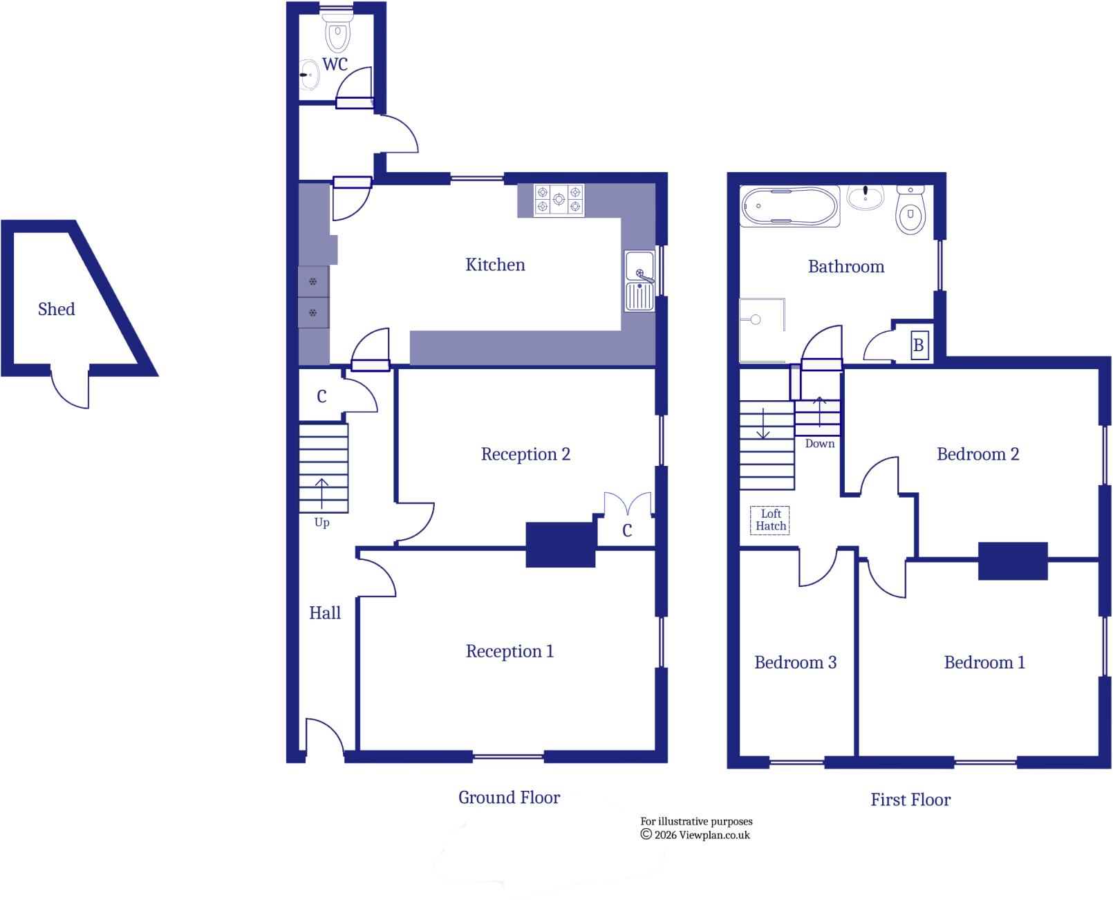 Ludlow Street, Penarth floorplan