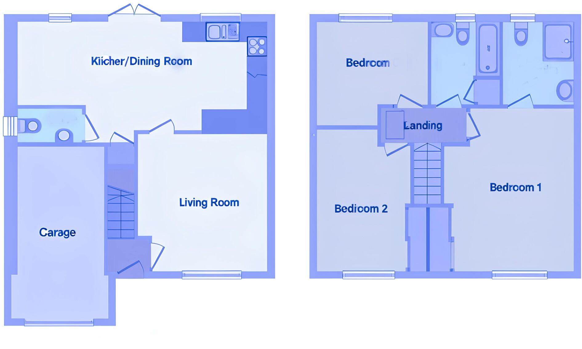 Clos Emlyn, LL29 8EH floorplan