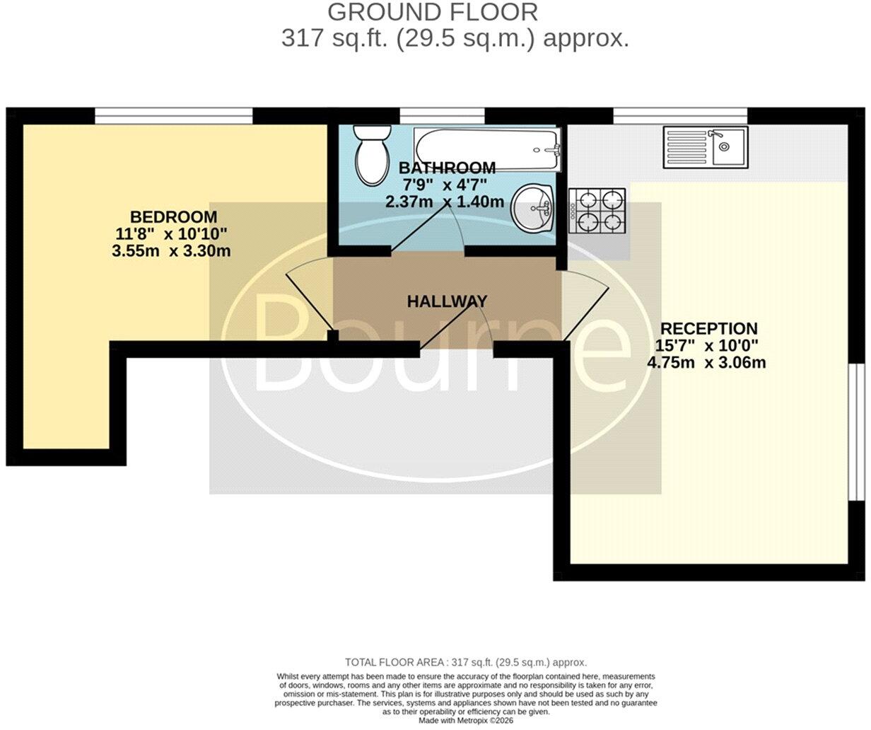 Ash Street, Ash, Aldershot, Surrey, GU12 floorplan