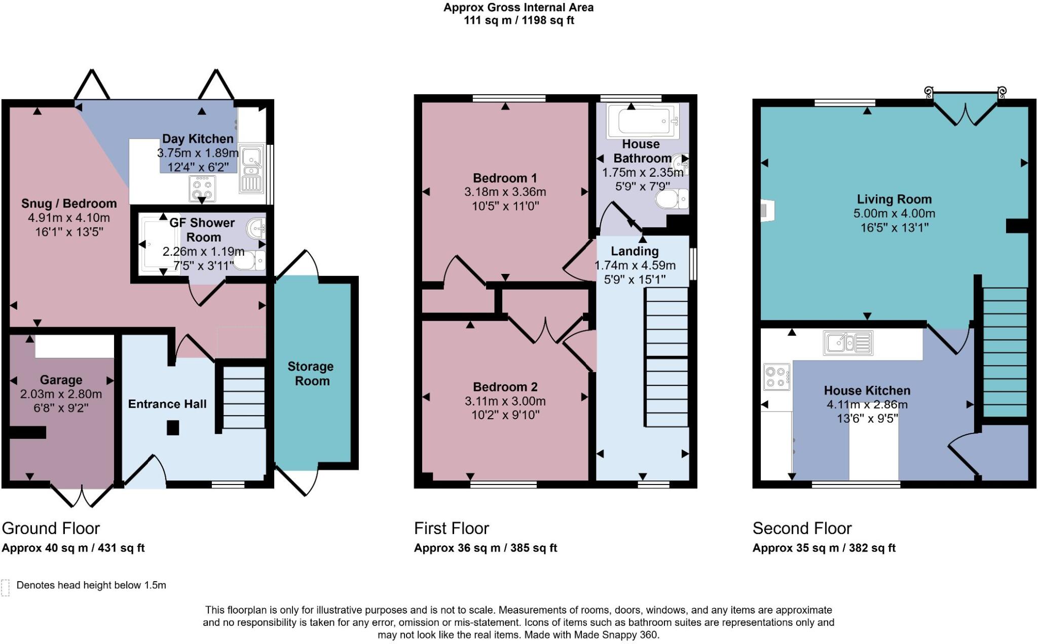 9 Claro Mews, Knaresborough floorplan