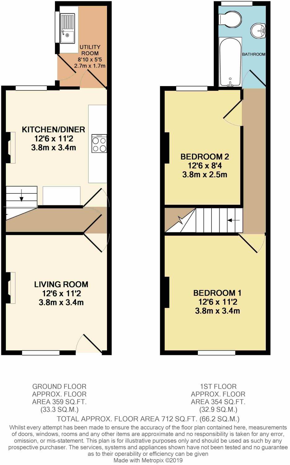 Andrew Road, Anstey floorplan