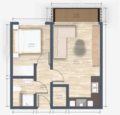 Camp Street, Salford floorplan
