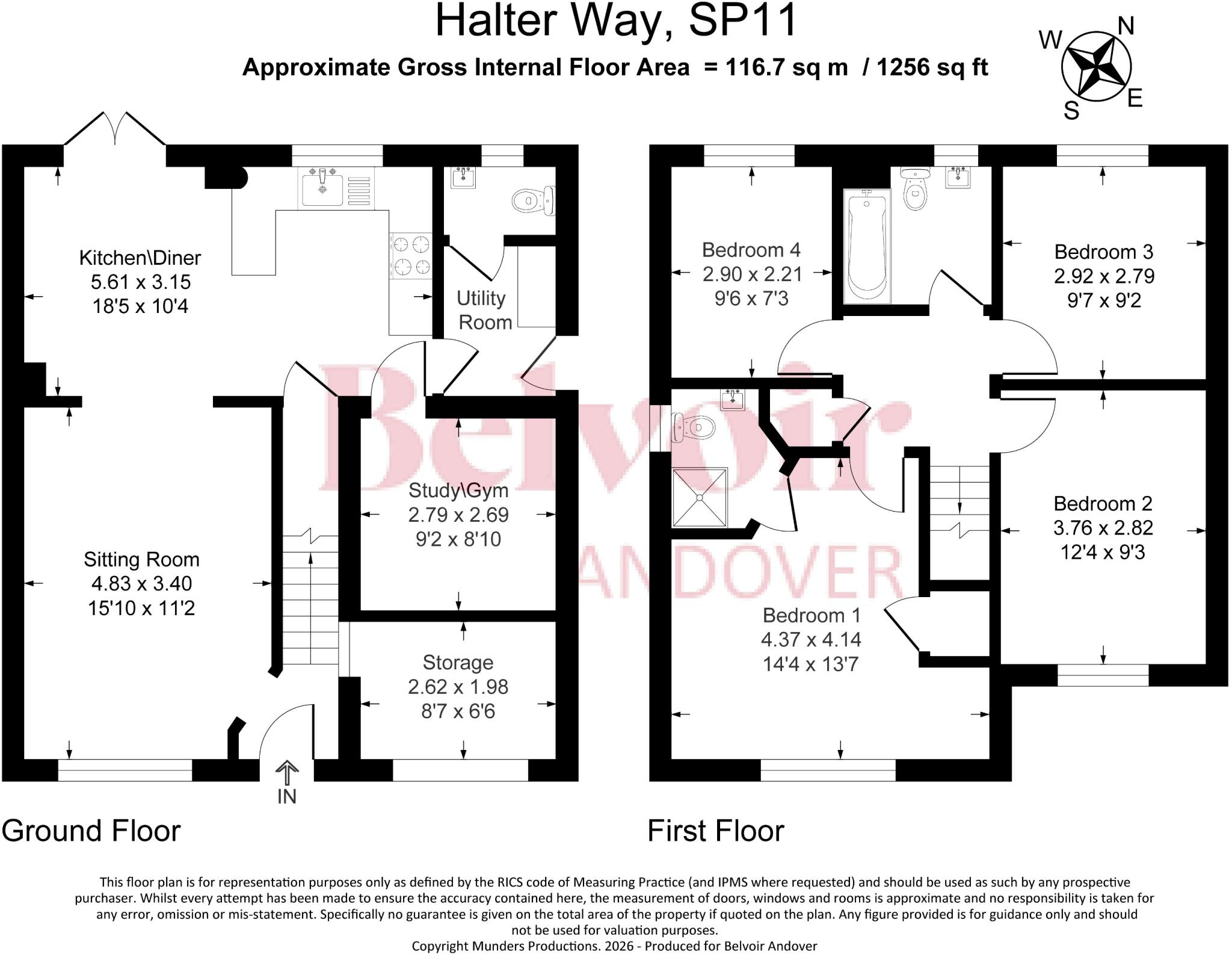 Halter Way, Andover floorplan