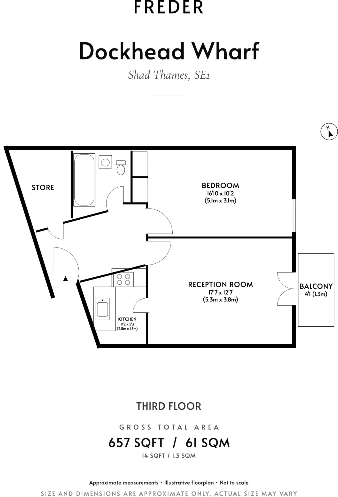 Dockhead Wharf, London Bridge, SE1 floorplan